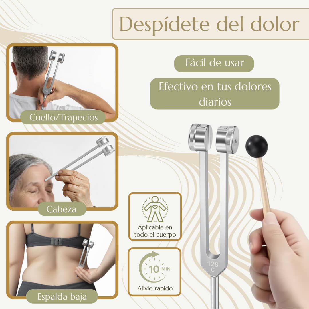 Diapasón 128 Hz para Liberación Corporal