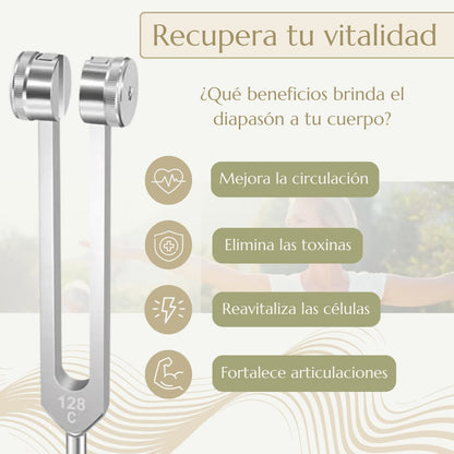 Diapasón 128 Hz para Liberación Corporal